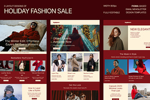 Fashion Sale Email Newsletter, an Email Template by Supanium Studio