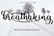 Breathaking, a Script Font by Zulkhairi Lettering (Thumbnail 8 of 10)
