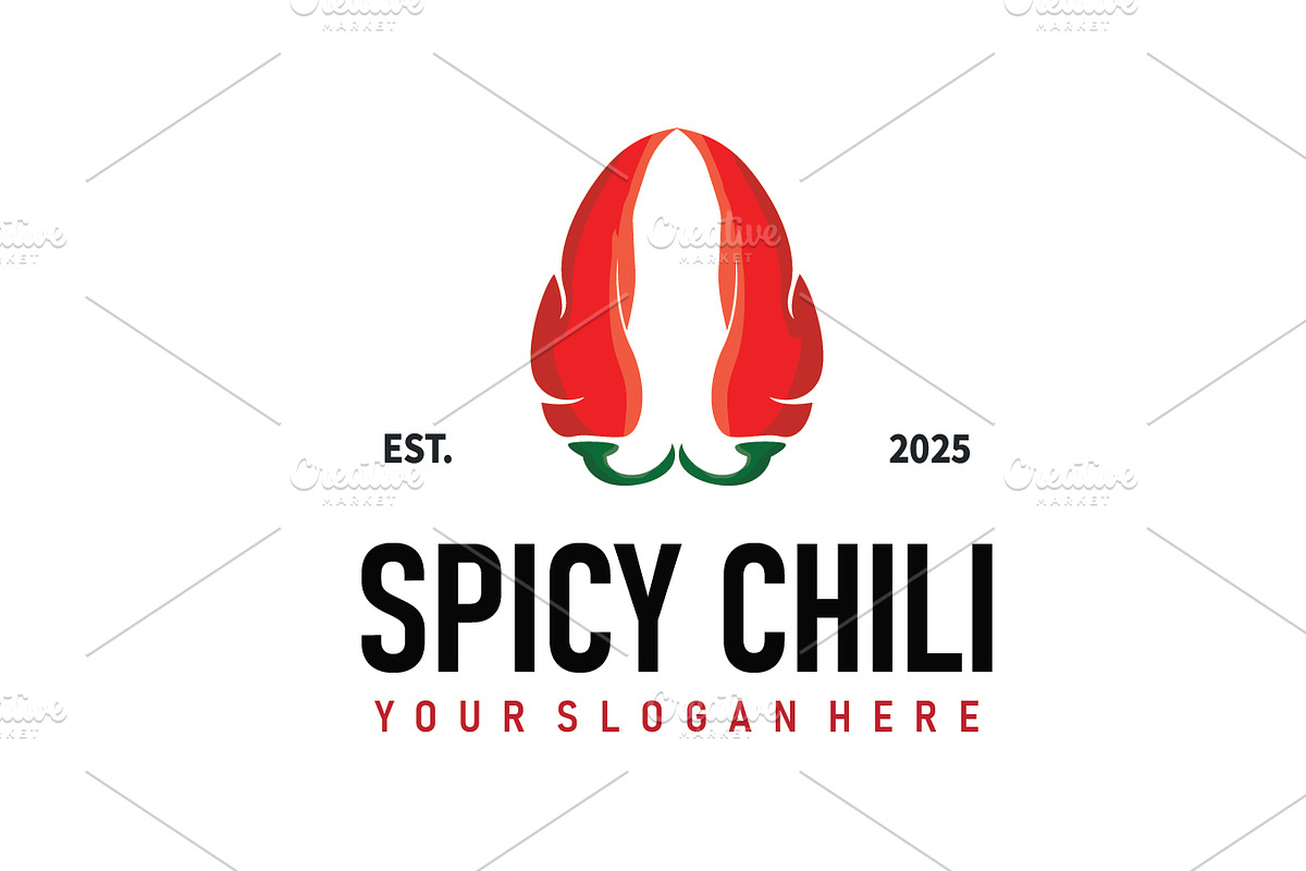 chili logo design illustration