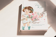 Little Spring. Cute Watercolor Set, an Illustration by OctopusArtis (Thumbnail 3 of 10)