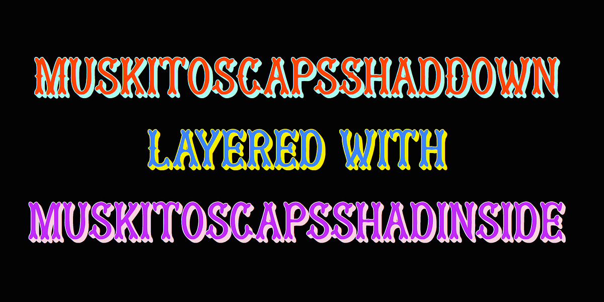 MuskitosCaps, a Font by Ingrimayne Type (Photo 5 of 5)