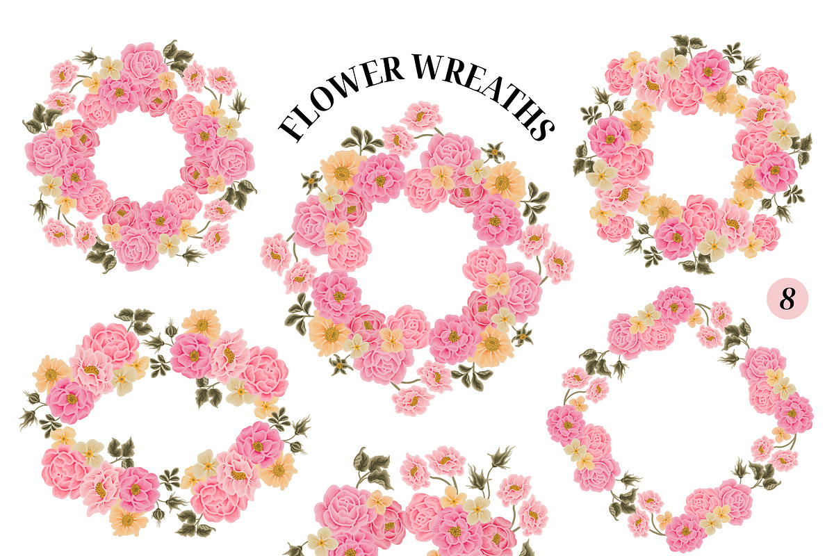 BLOSSOM PINK - Flower Collection, an Object Graphic by Artflorara (Photo 10 of 15)