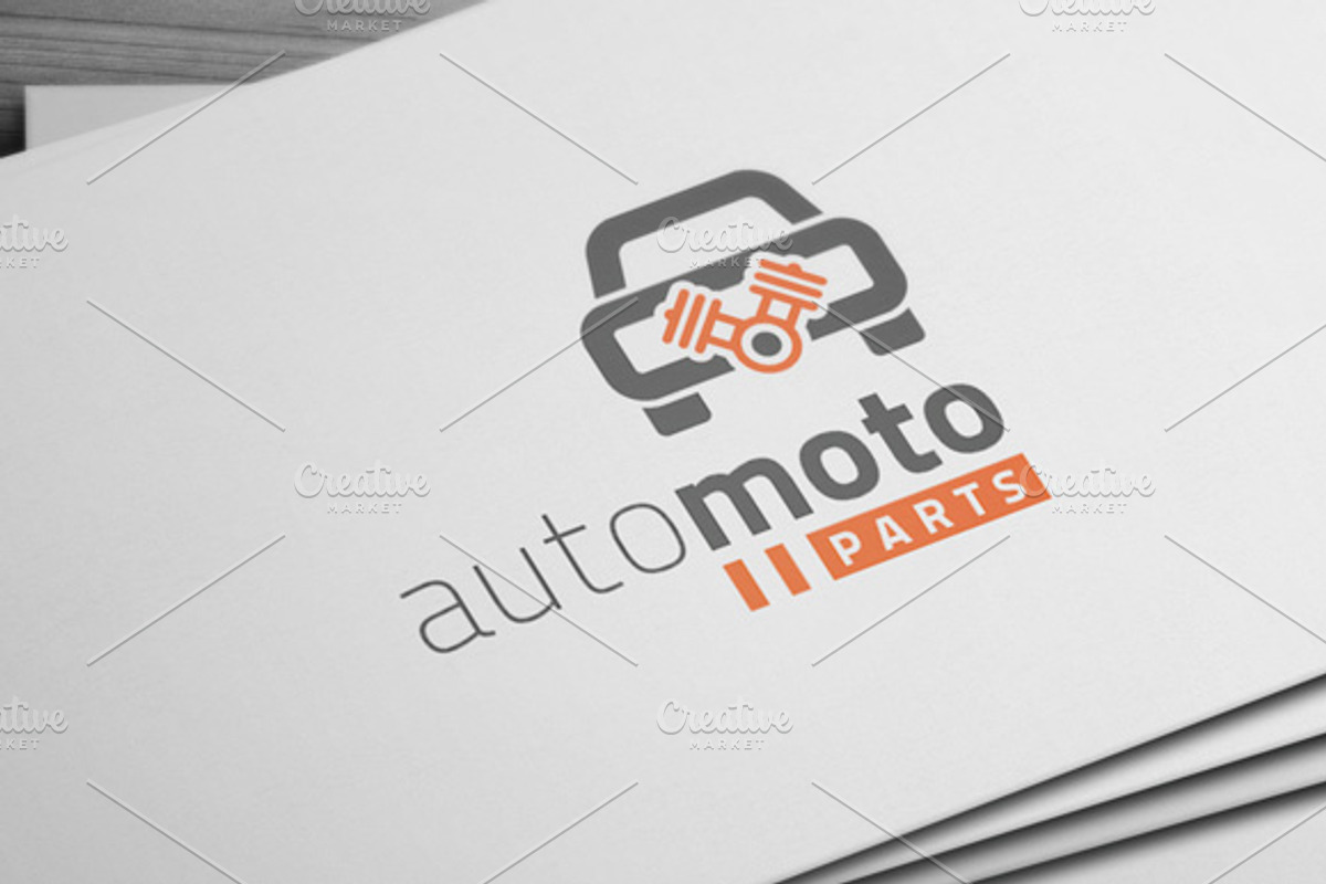 AutoMoto Parts Logo, a Branding & Logo Template by artnook (Photo 2 of 5)