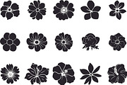 Gardening Flower And Leaves Silhouet, an Object Graphic by DesignBTF (Thumbnail 3 of 8)