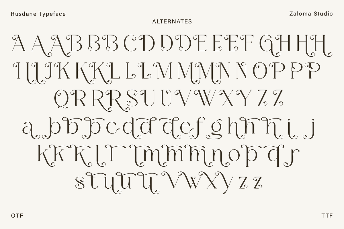 Rusdane, a Serif Font by Zaloma Studio (Photo 17 of 19)