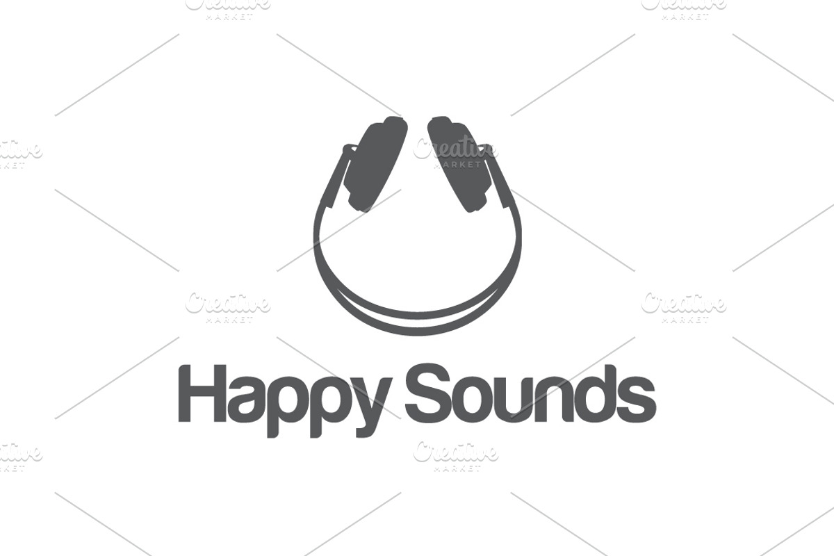 Happy Sounds Logo, a Branding & Logo Template by MJL Creatives (Photo 2 of 4)
