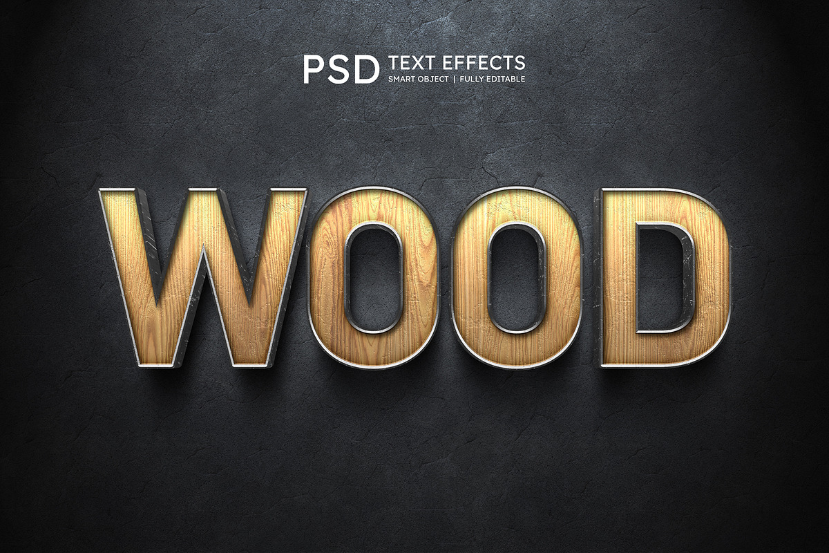 WOOD Text Effect Style, a Layer Style Add-On by S_design