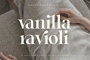 Vanilla Ravioli | Chic Ligature Font, a Serif Font by Pentagonistudio (Thumbnail 1 of 10)