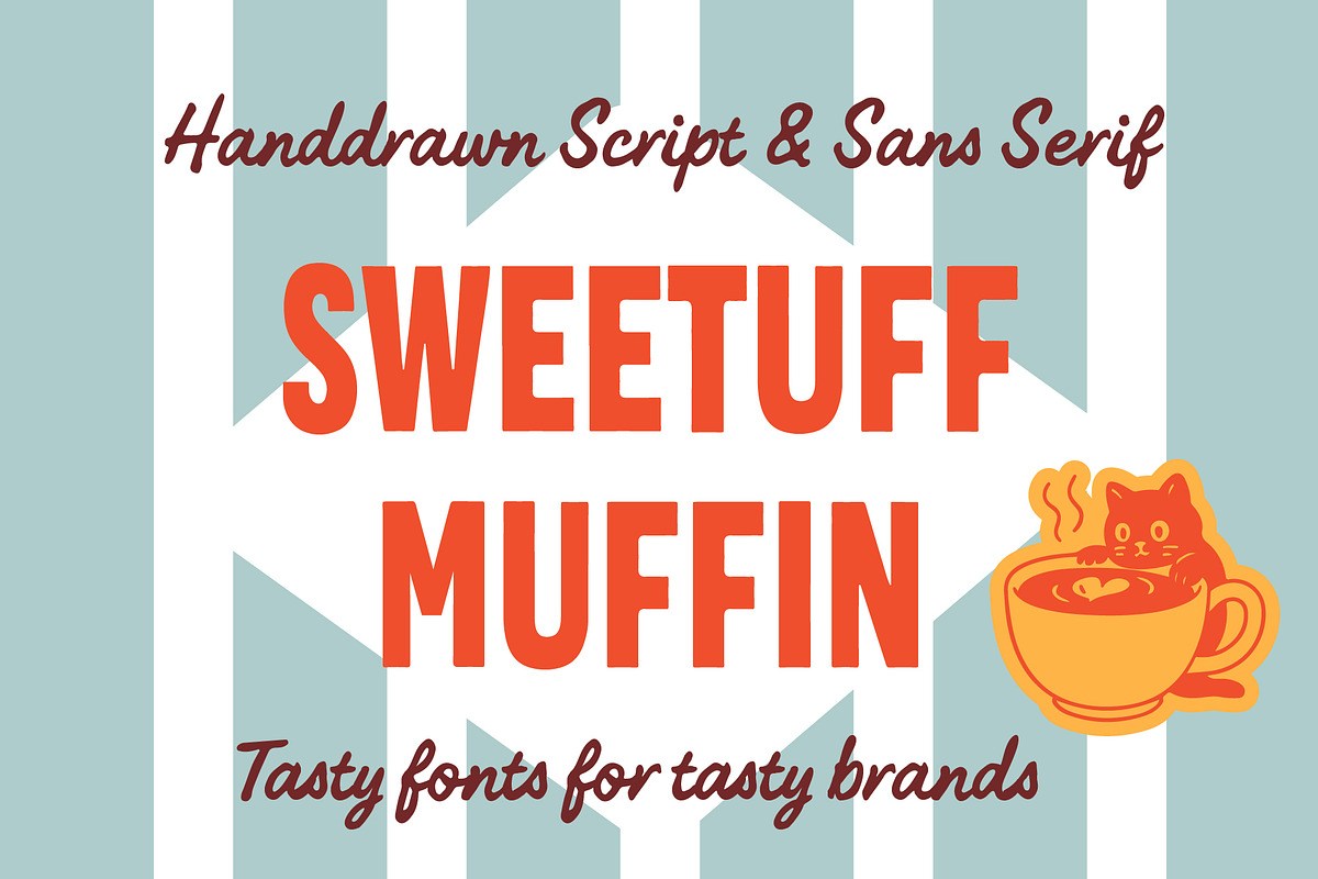 Sweetuff Muffin - Display Font, a Handwritten Font by Edignwn Type (Photo 1 of 12)