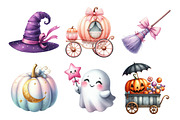 Dreamy Cute Halloween Clipart, an Illustration by Daily.Designs (Thumbnail 5 of 5)
