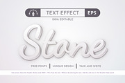White Editable Text Effect, a Layer Style Add-On by rwgusev (Thumbnail 3 of 6)