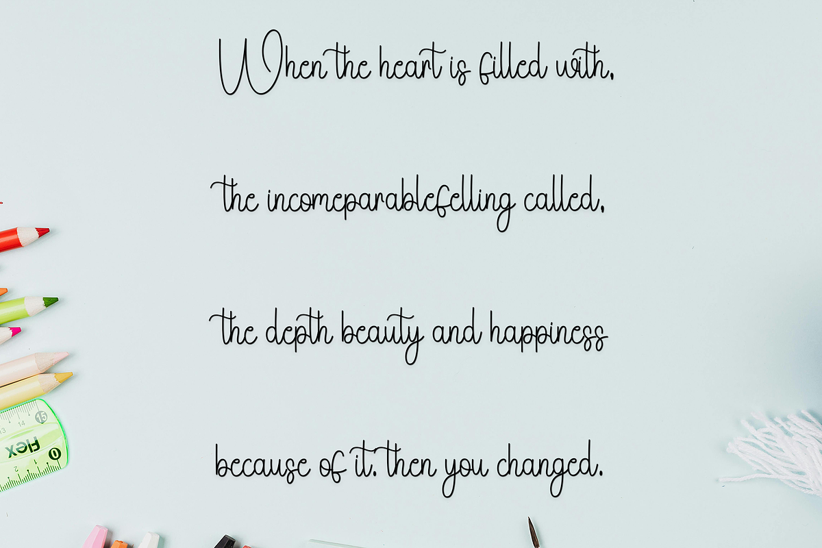 Amanda, a Handwritten Font by InermediaSTUDIO (Photo 2 of 8)