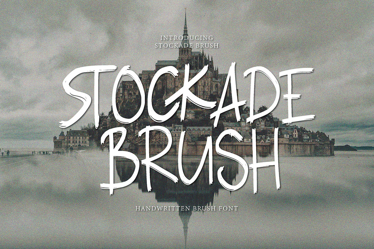 Stockade Brush, a Handwritten Font by Eltypesstudio (Photo 1 of 11)