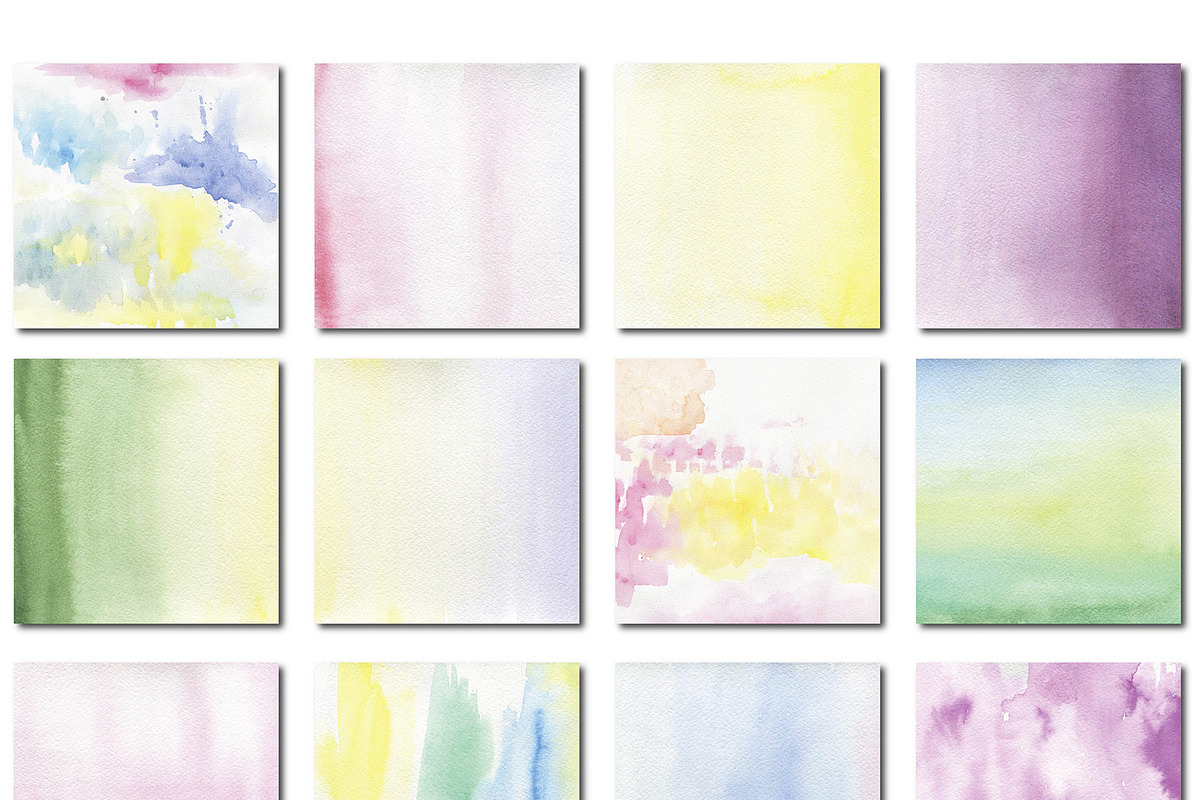 Watercolor textures kit, a Texture Graphic by digital_essence (Photo 4 of 5)