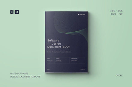 Software Design Documentation -Codee, a Brochure Template by fakhroo