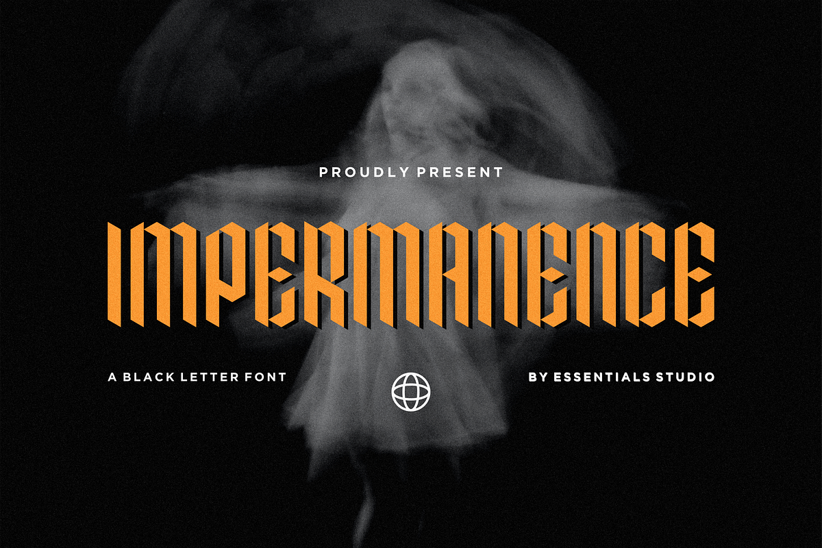 IMPERMANENCE, a Blackletter Font by Essentials Studio (Photo 1 of 9)