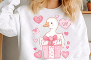 Valentine Goose Clipart, Ducks PNG, an Illustration by SinaCreation (Thumbnail 4 of 7)