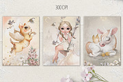 Flower circus.Watercolor vintage set, a Texture Illustration by TanyaSchuka (Thumbnail 5 of 15)