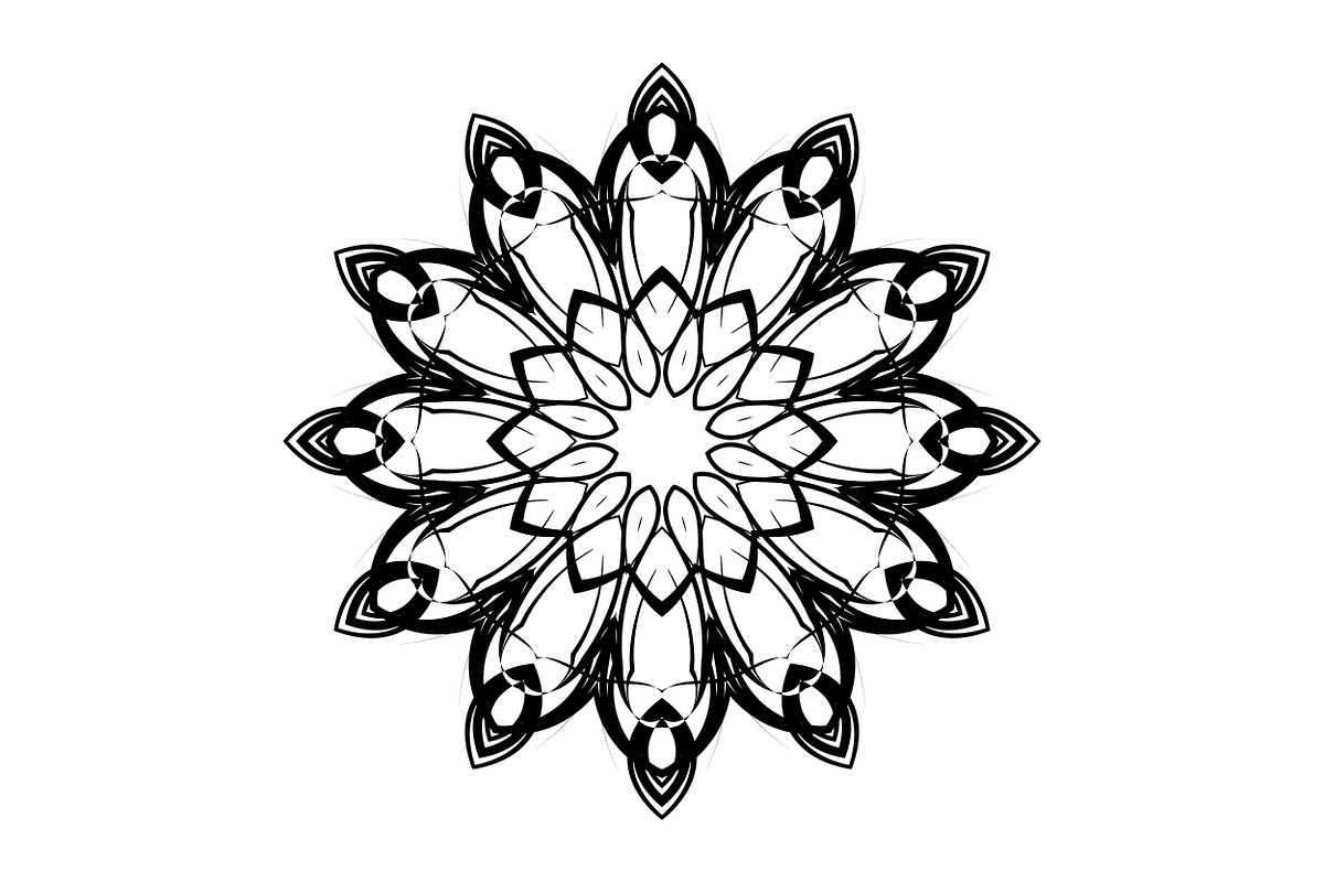 Decorative Mandala Digital Art Pack, a Decorative Illustration by NJ Himel (Photo 40 of 101)