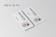 Realistic DL Flyer Mock-Up, a Print Template by Mockstore (Thumbnail 1 of 10)
