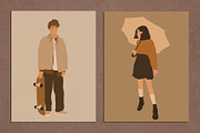 8 Autumn Vibes Abstract Posters, a Decorative Illustration by Miracles Everywhere (Thumbnail 4 of 6)