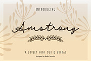 Amstrong Signature Script, a Script Font by Rudhi Sasmito (Thumbnail 1 of 8)
