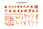 Floral Patterns Vector Clipart PNG, a Pattern Graphic by ARTMIRU (Thumbnail 4 of 15)