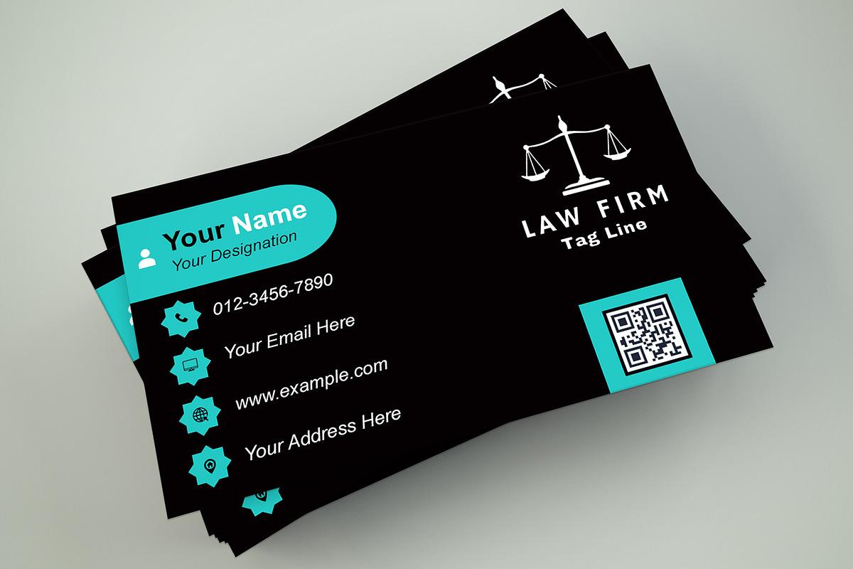 Real Estate Lawyer Card PSD preview 4