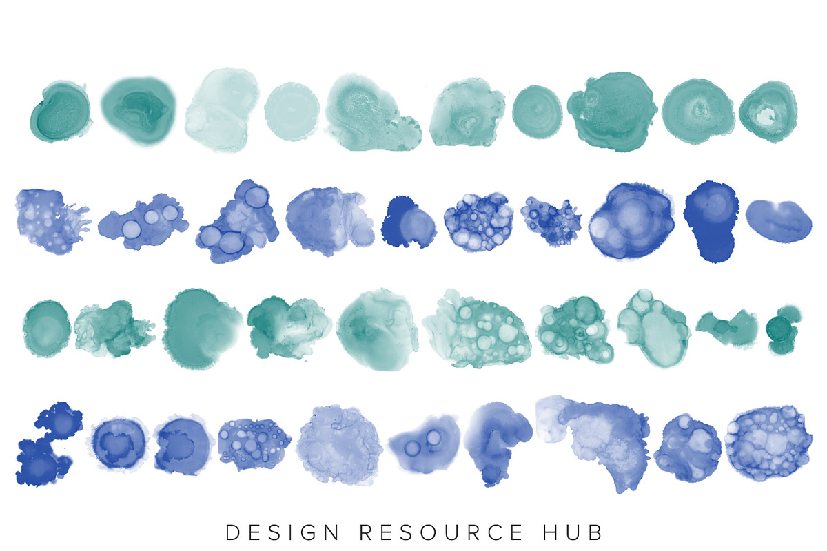 Procreate Alcohol Ink Megapack 2, a Brush Add-On by Design Resource Hub (Photo 6 of 7)