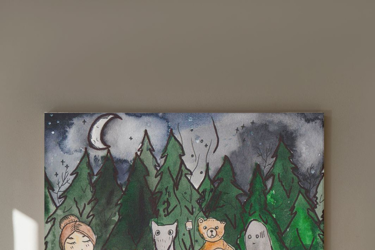 Watercolor Halloween art, an Animal Illustration by pictures for you (Photo 6 of 6)