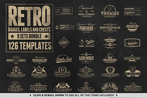 382 Vintage Logos Bundle