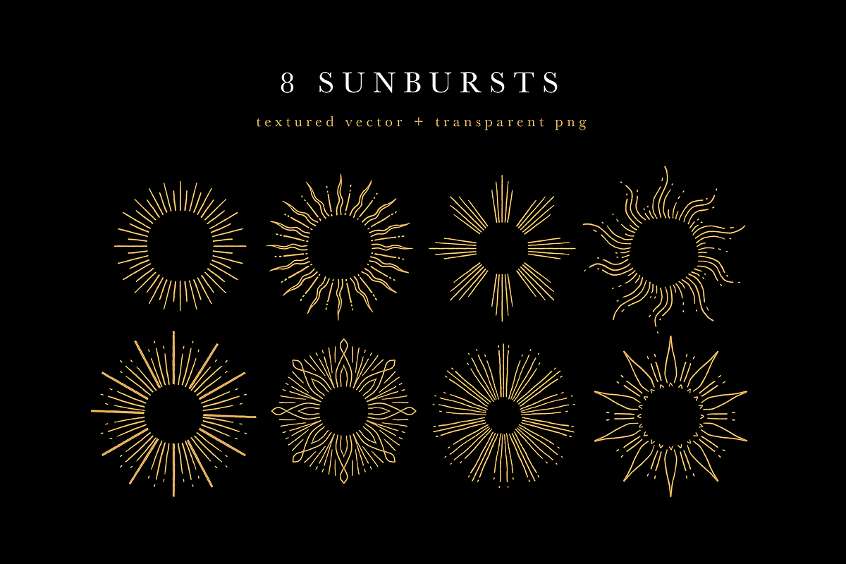 Celestial Art - Sun Moon Stars Space, a Texture Illustration by Rough Edges Supply Co. (Photo 5 of 12)