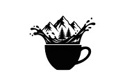 Mountain Coffee Cup Design Bundle, an Illustration by yasushie (Thumbnail 2 of 31)