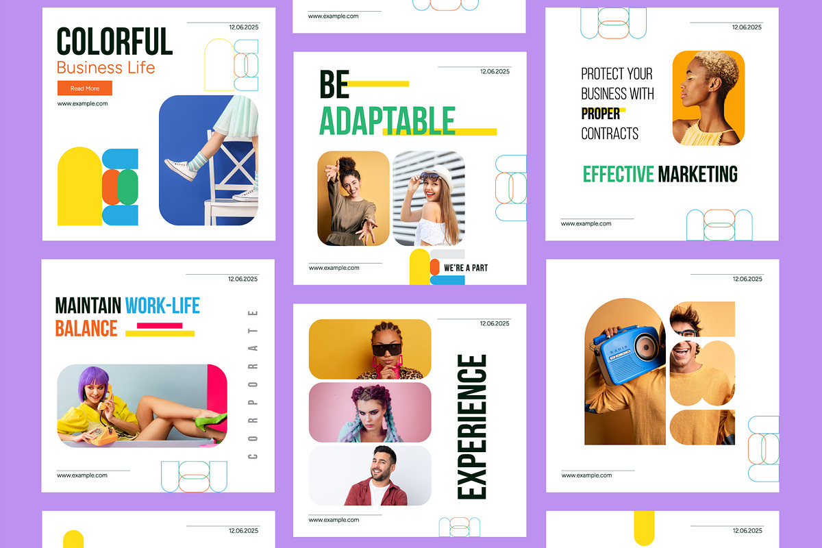 Corporate Social Media Post Design, an UI Kit Template by CreativeShaper (Photo 1 of 3)