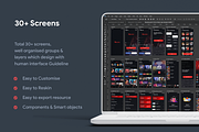 Online Music Streaming App, an UI Kit Template by Opus LabWorks (Thumbnail 6 of 7)