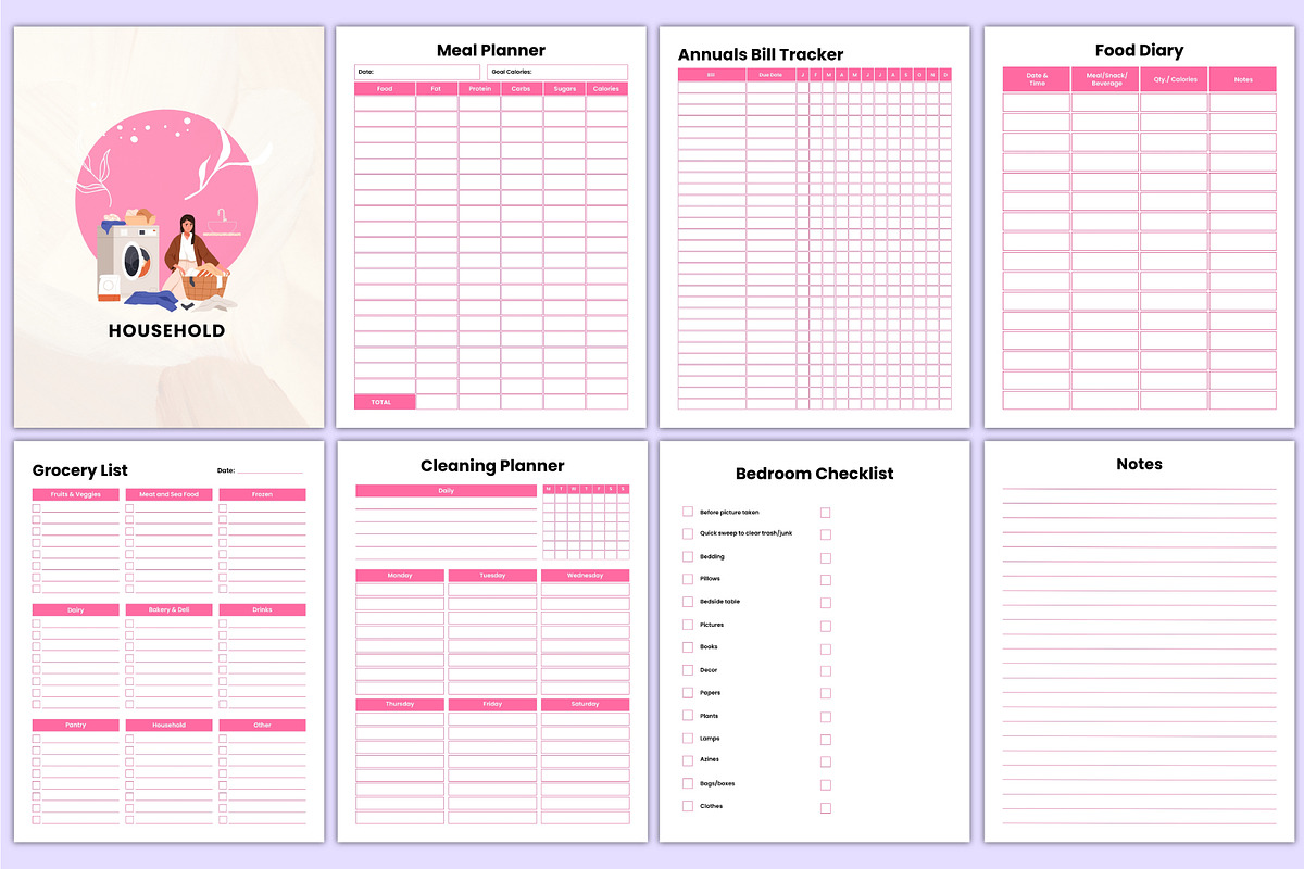 2026 That Girl Journal Bundle Canva, a Stationery Template by Mustafiz (Photo 7 of 12)