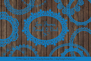 Blue Round Lace Frames, an Illustration by Amanda Ilkov (Thumbnail 5 of 5)