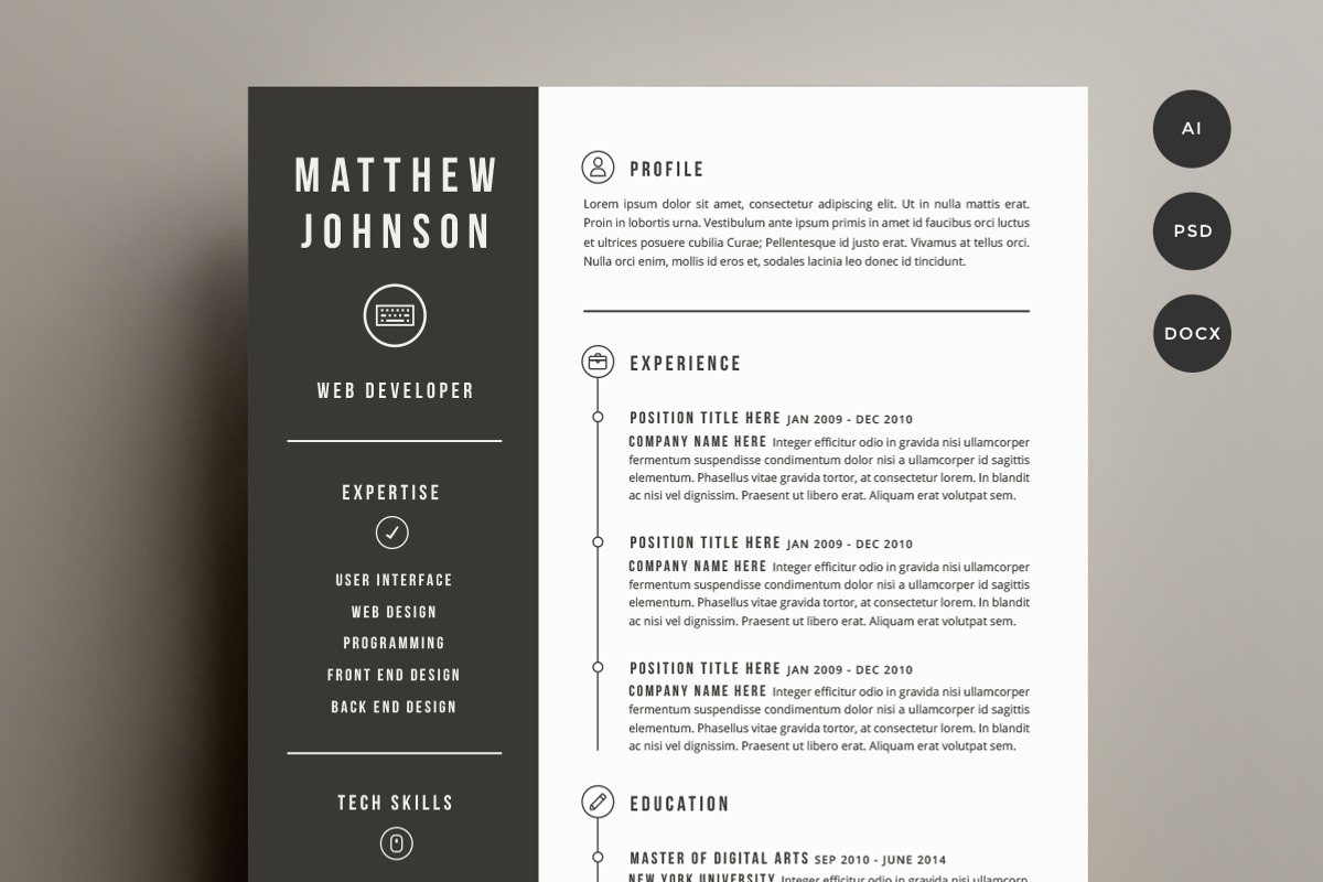 Resume & Cover Letter Template, a Resume Template by Refinery Resume Co. (Photo 1 of 2)