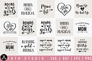 Mom, Mum SVG Bundle | MB23, an Illustration by Craft House SVG (Thumbnail 3 of 4)