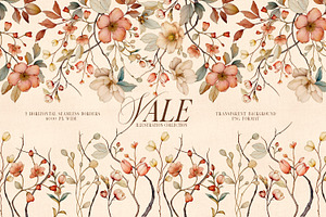 Floral Illustration & Pattern Kit