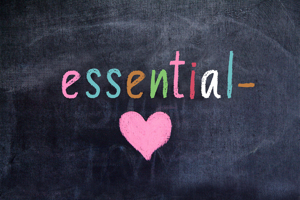 Chalk Board - A Handmade Chalk Font, a Handwritten Font by StringLabs (Photo 15 of 15)