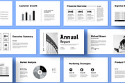 Annual Report Presentation, a Presentation Template by ContestDesign (Thumbnail 1 of 6)