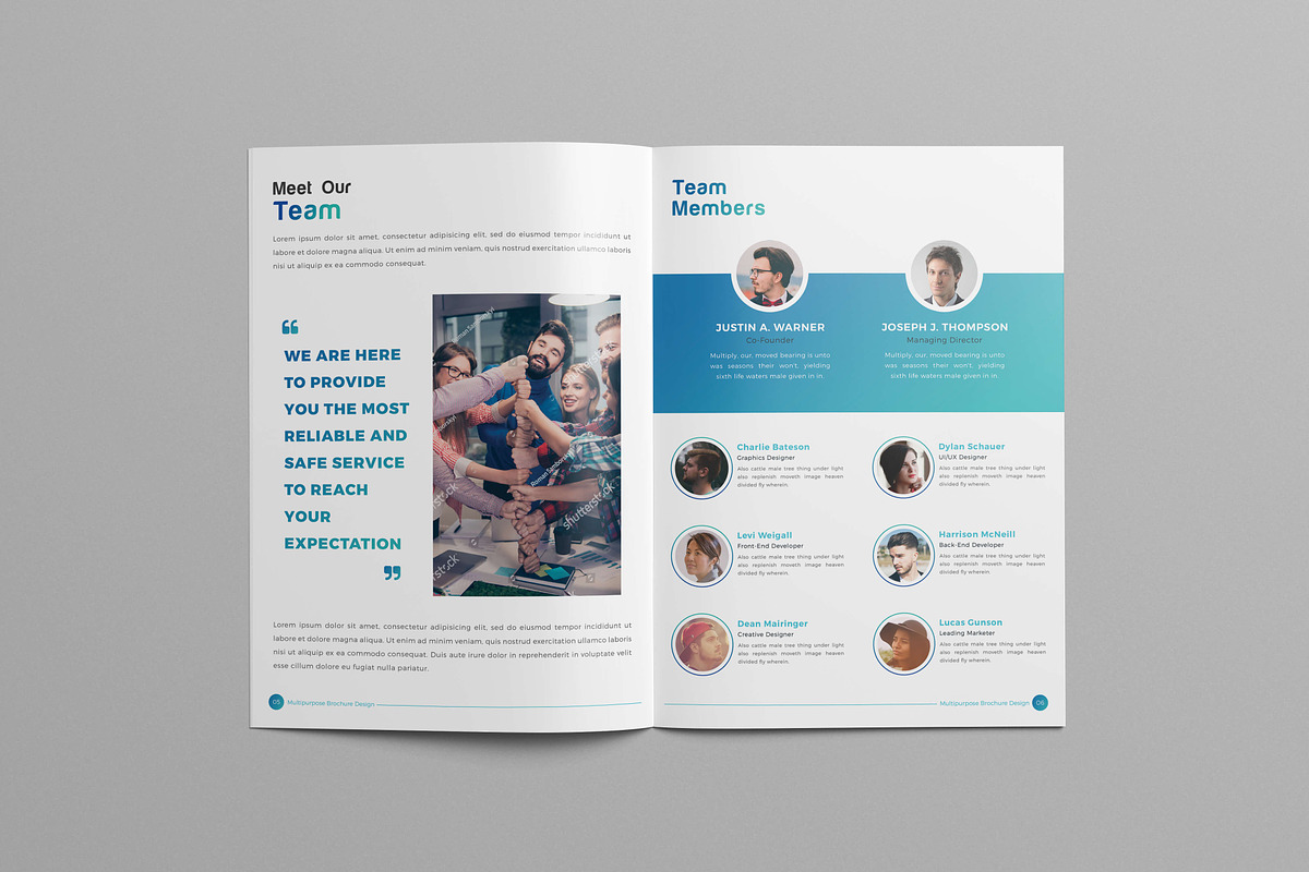 Company Profile Brochure - 18 Pages, a Brochure Template by Divergent Studio (Photo 6 of 9)