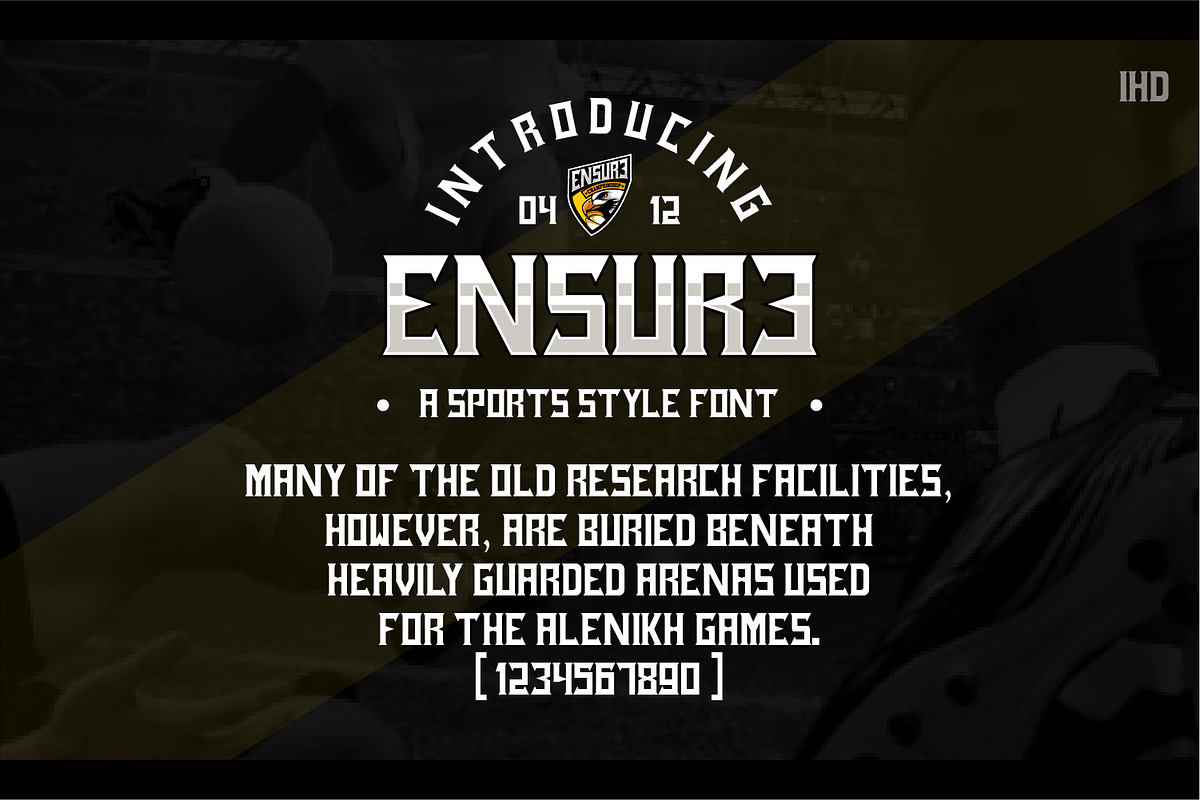Ensure Sports Gothic preview 2