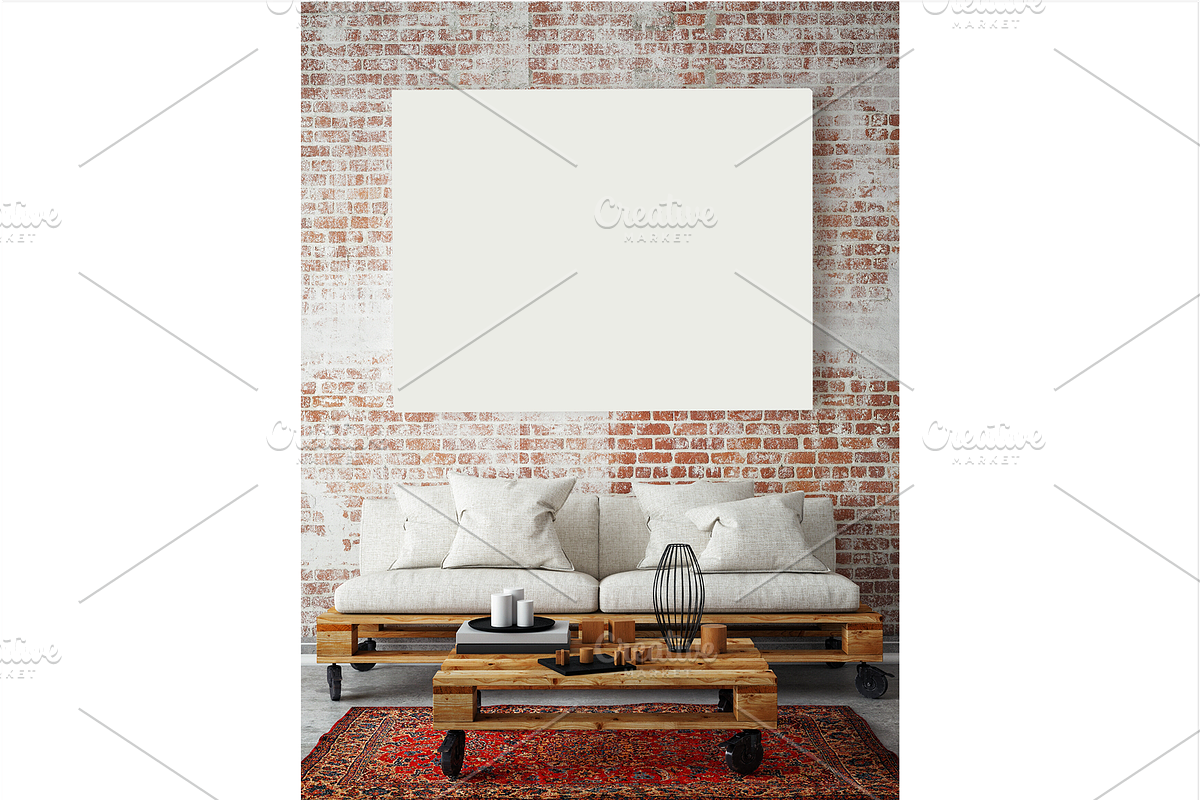 Canvas Mockup #184 PSD+Smart Object, a Print Template by Kzara Visual Concepts (Photo 3 of 3)