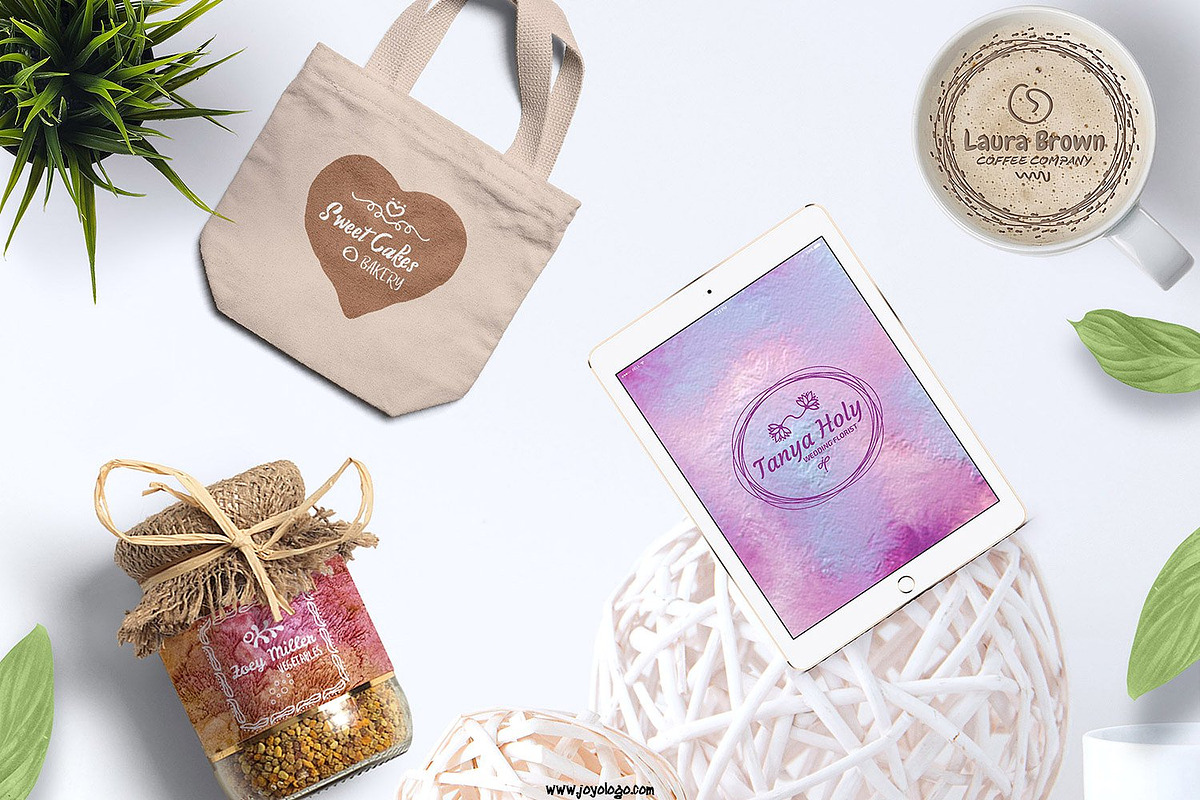 Diva Handdrawn Logo Creator + Extras, a Branding & Logo Template by joyologo (Photo 4 of 15)