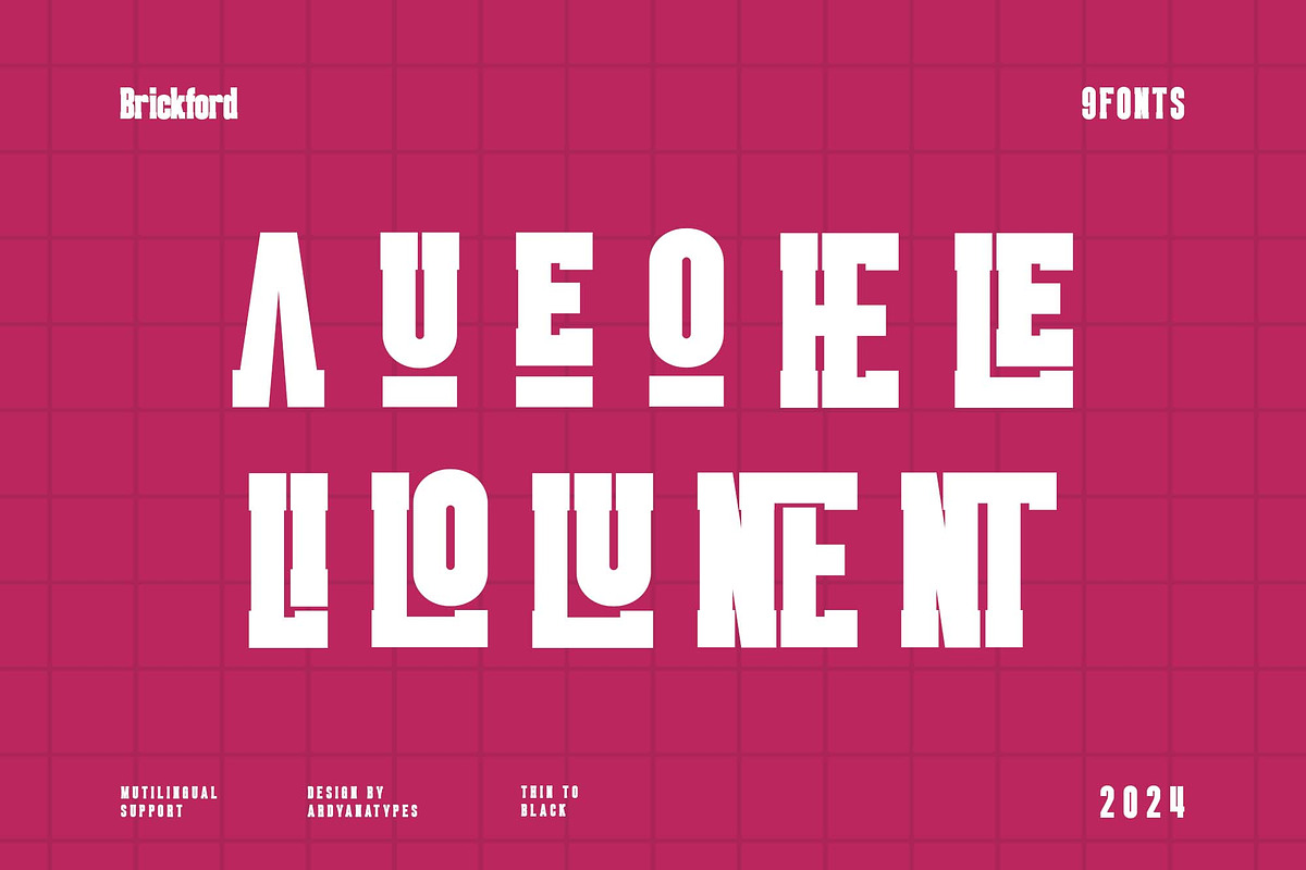 Brickford, a Slab Serif Font by Ardyanatypes (Photo 9 of 12)