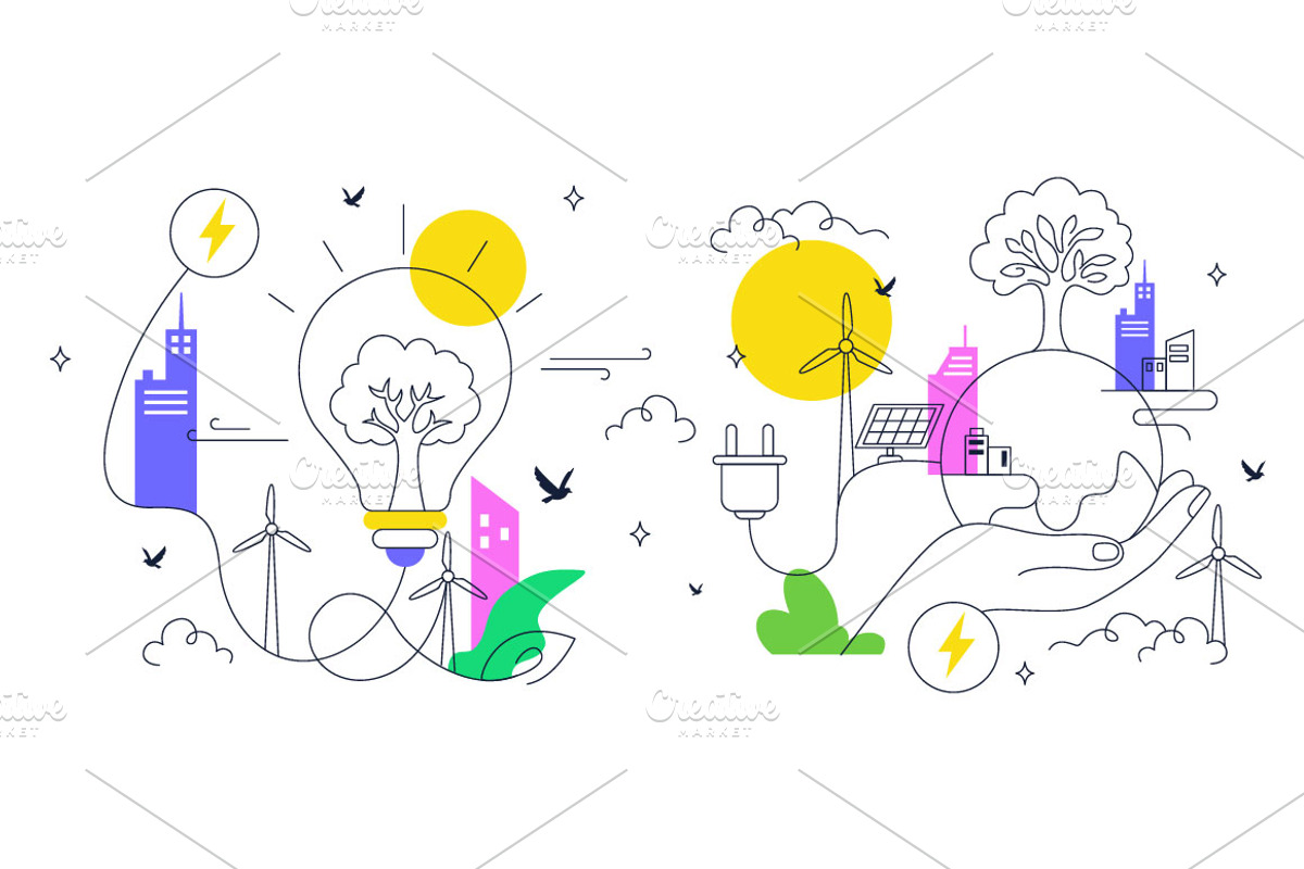 5 World Energy Conservation Day, a Technology Illustration by denayunebgt (Photo 3 of 3)