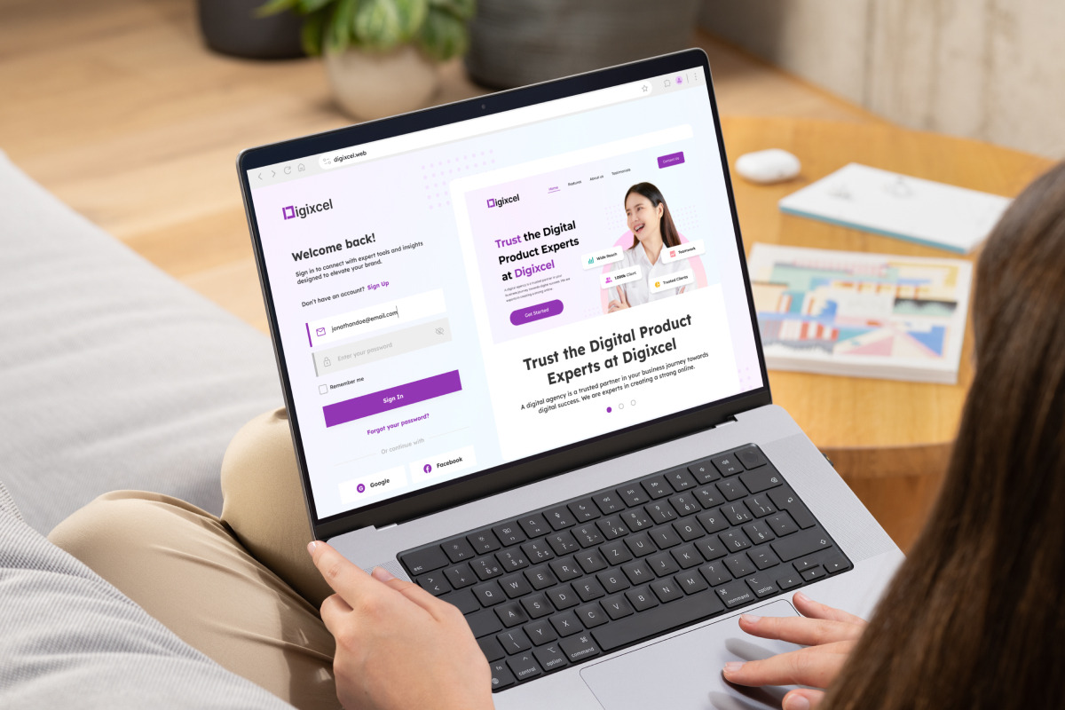 Clean Login & Register Form UI Kit, an UI Kit Template by twinstd (Photo 5 of 5)