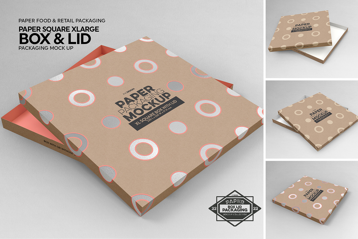 VOL. 22 Paper Box Packaging Mockups, a Cups & Container Mockup by INCDesign (Photo 11 of 14)